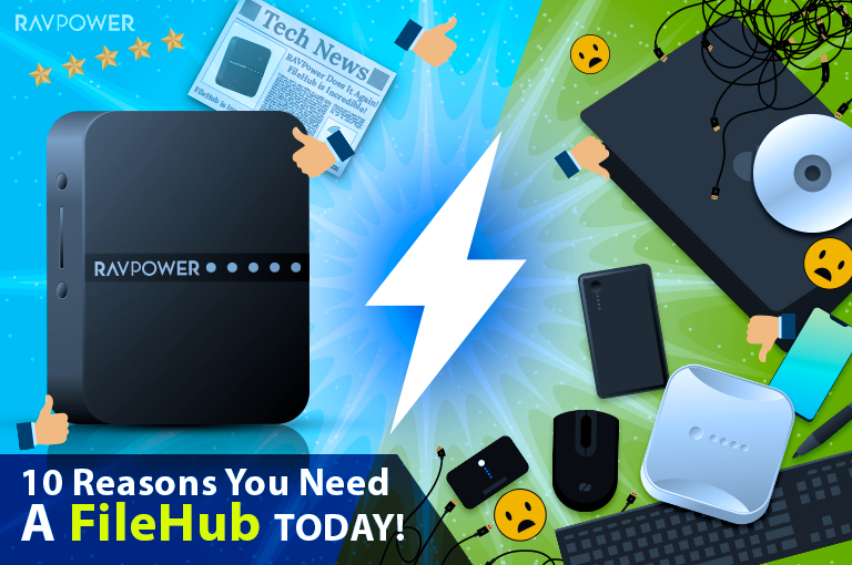 Ravpower FileHub: A Must Have Device for iPad Users — Becoming intermediate